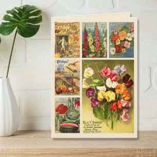 Collage de plaquetas Granja de flor de cosecha de 