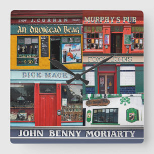 Collage de Pubs Dingle, Reloj irlandés. Irlanda