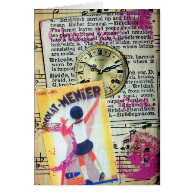 Collage de tiempo de chocolate (Frente)