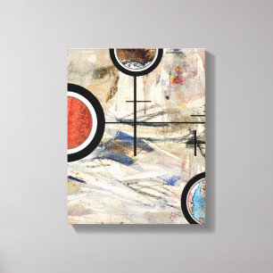 collage del arte abstracto, técnicas mixtas y