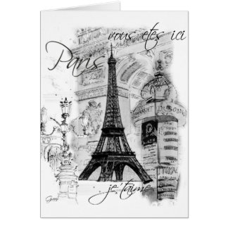 Collage francés de la Torre Eiffel de París