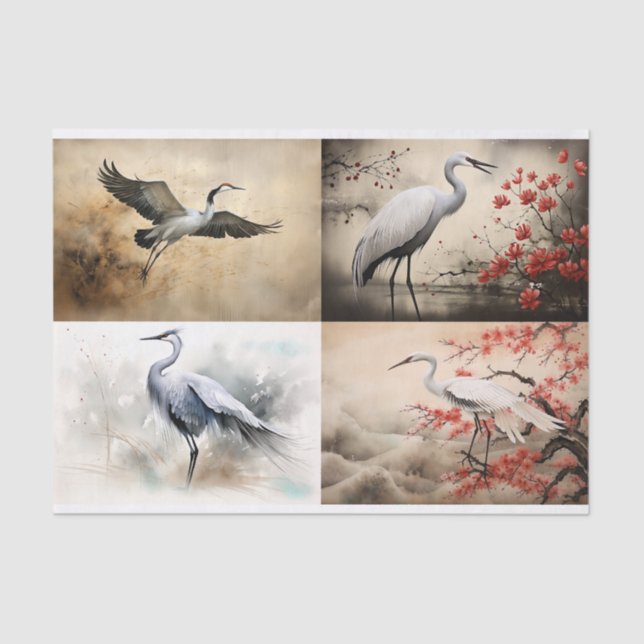 Collage japonés de gránulos 2 papel de deshielo (Anverso)