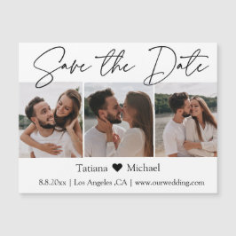 collage minimalista de 3 fotos guardar el imán de