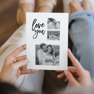 Collage moderno Couple Photo & Love You Beauty Gif