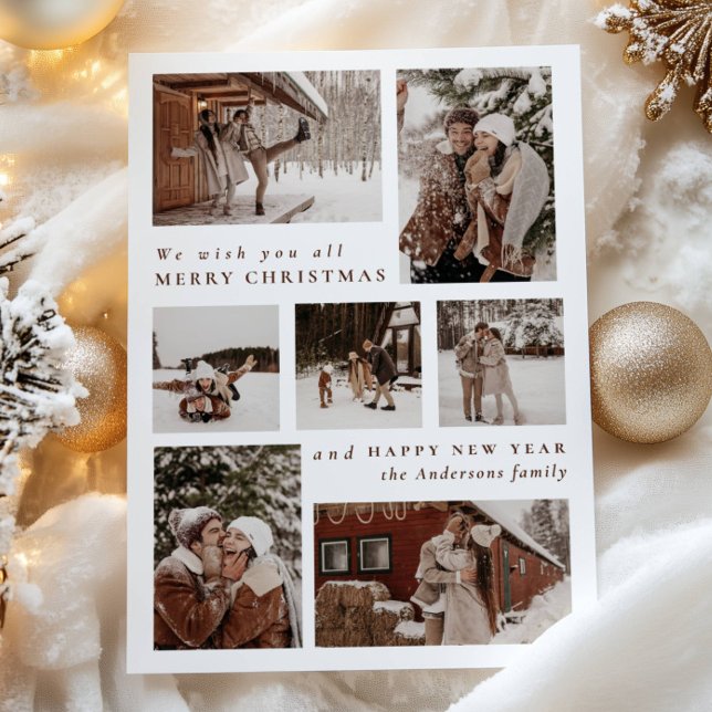 Collage moderno de fotos Feliz Navidad (Subido por el creador)
