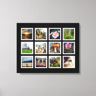 Collage moderno del arte de la foto de Instagram