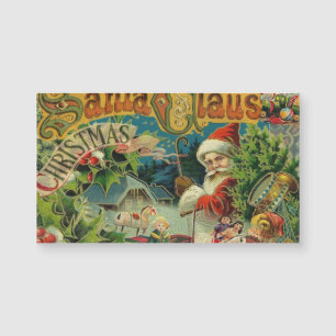 Collage Navideño de Papá Noel Victoriano Antiguo