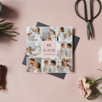 Collage Photo Mom Te Ama Mejor Regalo De Madre