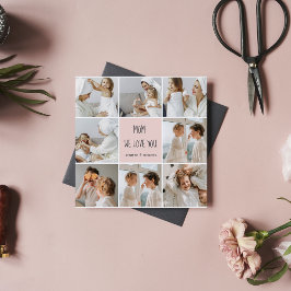 Collage Photo Mom Te Ama Mejor Regalo De Madre