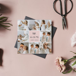 Collage Photo Mom Te Ama Mejor Regalo De Madre