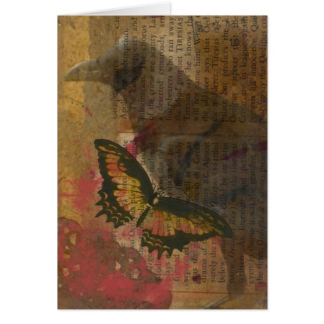 Collage Raven Grunge (Frente)