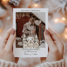 Collage ruso de la primera navidad en casa