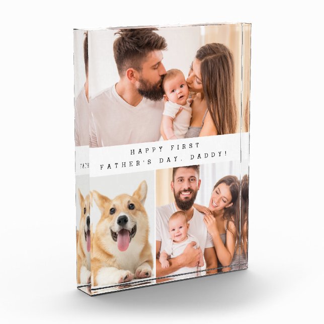 collage vertical de fotos de papá del primer padre (Izquierda)