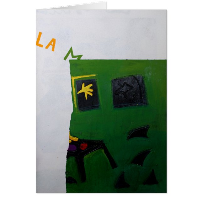 Collages Bruyants Artist libro Green Room 2 Card (Frente)