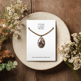 Collar Añadir el logotipo Tarjeta de visualización