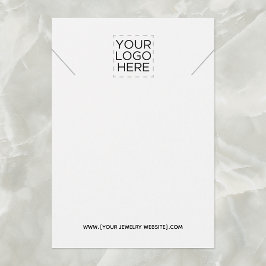 Collar Añadir el logotipo Tarjeta de visualización