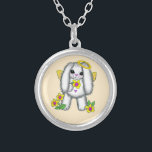 collar Ángel conejo conejo conejo conejo<br><div class="desc">Collares de ángel conejo conejo conejo, vestimenta de ángel, camisetas de ángel, regalos de ángel de Ilustracion ArtMuvz. Camiseta Ángel para mamá, papá, niños, bebé. Bolsa de té de Ángel Cristiano, cumpleaños, regalo de Pascua y navidades, taza, gorra. Los obsequios de PAngel pueden ser de naturaleza religiosa o secular, y...</div>