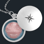 Collar Con Colgante Algo de oro de la anciana y la dama de honor azul.<br><div class="desc">Algo viejo y azul para la dama de honor. Puedes visitar mi tienda por productos más hermosos.</div>