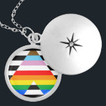 Collar Con Colgante Ally Progress Pride Flag<br><div class="desc">¡Aparato de orgullo LGBTQ  para todos!
Navegue por más de 10.000 regalos de Orgullo y Bandera,  incluidos diseños de activismo,  igualdad y cultura LGBTQ .  La gays,  lesbianas,  bici,  trans,  ropa queer  más única en la web. Compra ahora y encuentra tu propio estilo de GAY a Z:  http://www.LgbtShirts.com</div>