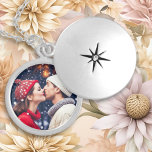 Collar Con Colgante Añadir su imagen romántica de la filial a esto<br><div class="desc">Adorable obsequio por El día de San Valentín,  aniversario o boda. Añade la imagen de la pareja a este casillero en el área de personalización.</div>