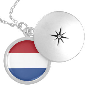 Collar Con Colgante Bandera de los Países Bajos