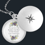 Collar Con Colgante Gracias por criar al hombre de mis sueños Regalo<br><div class="desc">Gracias por criar al hombre de mis sueños diciendo que en un collar de plata o collar de cestas es el regalo perfecto para darle a tu futura madre en la ley o en la suegra. Ella lo valorará. El regalo perfecto para la Madre del Groom en tu día de...</div>