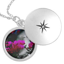 Locket color de rosa con te amo
