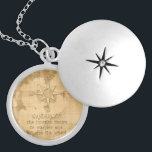 Collar Con Colgante "Wanderlust…" Cita que viaja en el papel del<br><div class="desc">Este Wanderlust fresco y de la diversión ": el deseo intenso de vagar y de explorar el mundo." la cita de la tipografía en mapa del papel del vintage es perfecta para el individuo de amor aventurero y de la diversión. Es elegante y la impresión de moda es grande para...</div>