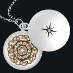 collar de cacerola de Irlanda celta<br><div class="desc">Símbolo nudoso Esencia espiral Unicornio Símbolo de cuervo celta Espiral Esencia de árbol de madera azul Celta druida wicca bruja irish</div>