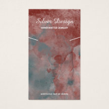 Collar de color rojo de auburn - Tarjeta de visual