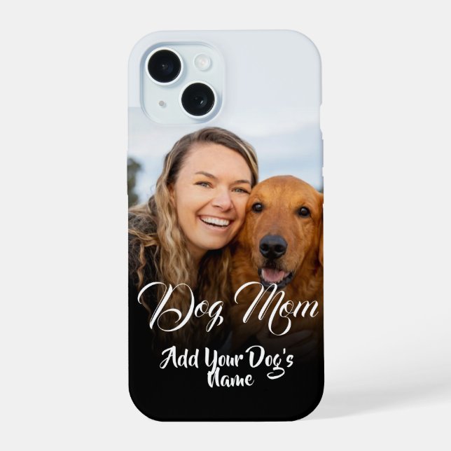 Collar de Foto Personalizado para Mamá de Perro (Reverso )