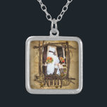 collar de fotos de bodas de cowboy del país occide<br><div class="desc">collar fotográfico de vintage boda del país occidental de vaqueros</div>
