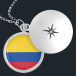 Collar de la bandera de Colombia<br><div class="desc">Collar con la bandera nacional colombiana conocida como Nacional tricolor. Bandera de Colombia del la de la estafa del cuello.</div>