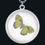 Collar de la dama de honor mariposa Brocade verde<br><div class="desc">El collar de la dama de honor de la mariposa Brocade en verde helecho es un gran regalo para sus asistentes, especialmente si ha usado este tema para el boda. Esto es parte de la colección Butterfly Brocade para Bodas. Habrá otros cuatro coloridos con tonos de joyas disponibles, pavo real,...</div>