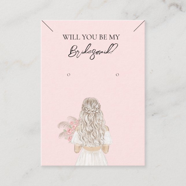 Collar de la dama de honor y tarjeta de visualizac (Anverso)