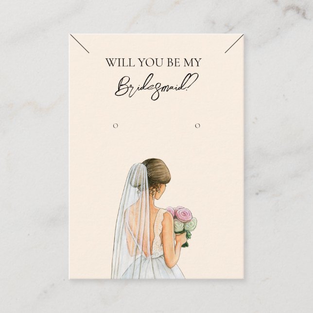 Collar de la dama de honor y tarjeta de visualizac (Anverso)