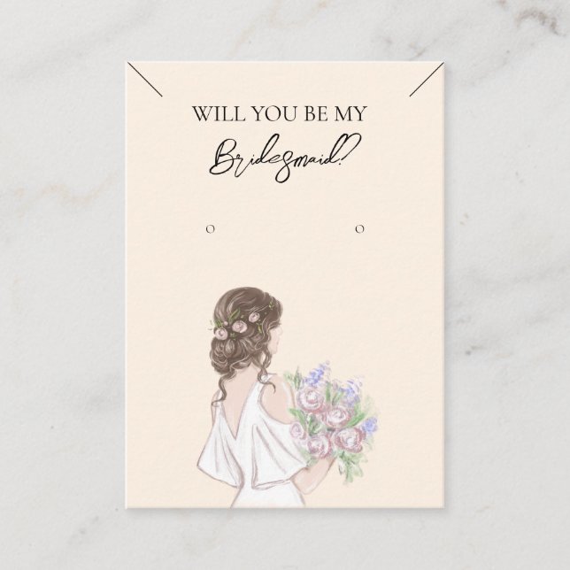 Collar de la dama de honor y tarjeta de visualizac (Anverso)