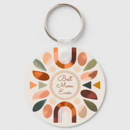 Collar de llavero boho Elegante Mejor Mamá del Mun