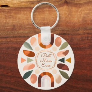 Collar de llavero boho Elegante Mejor Mamá del Mun