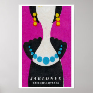 Collar de Perla Azul - Impresión de Caja de Cerill