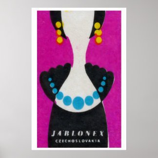 Collar de Perla Azul - Impresión de Caja de Cerill