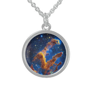 Collar De Plata De Ley Pilares de la creación - Astronomía de James Webb 