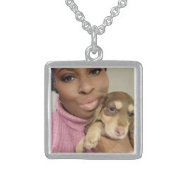 Collar De Plata De Ley Regalo por el día de la madre - collar de fotos de