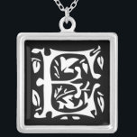 Collar de plata en Momograma<br><div class="desc">Collares Keepsake Elija ya sea el acabado plateado de oro o el Personalizado exclusivo de plata estéril !st Navidades Boda regalo Keepsake Wedding Party Necklaces - para cambiar el color de fondo - haga clic en personalizar - haga clic en editar - elija la última herramienta en el menú desplegable...</div>