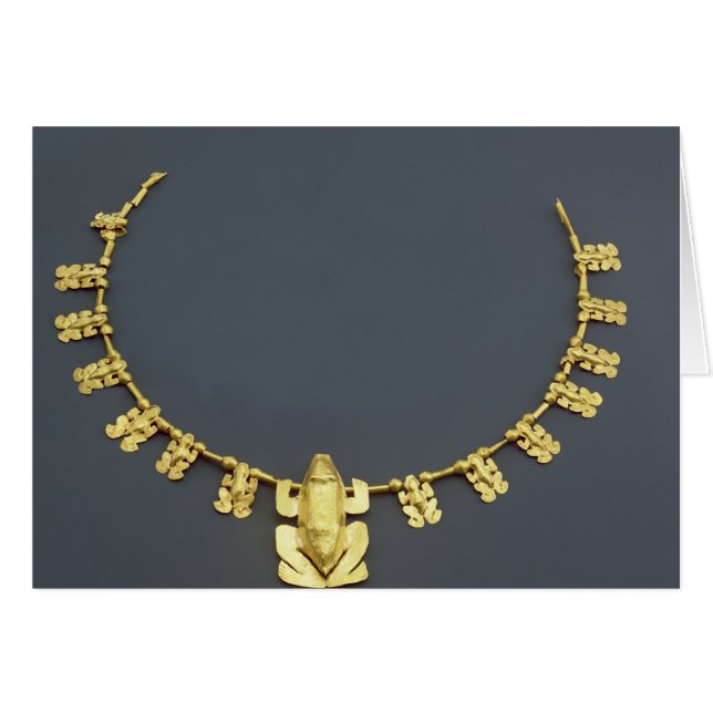 Collar de Quimbaya con las ranas, de Colombia (Anverso (Horizontal))