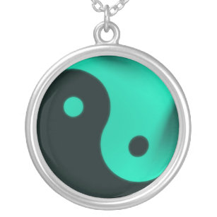 Collar de yang del yin del jade