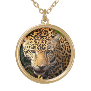 Collar Dorado Adolescente jaguar