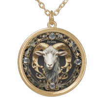 Aries Ram, Diamante y Oro Personalizados