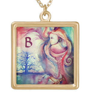 Collar Dorado AVALON / Monograma mágico y misterioso