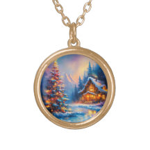 Cabaña de Navidades de Montaña Dreamy Whimsical